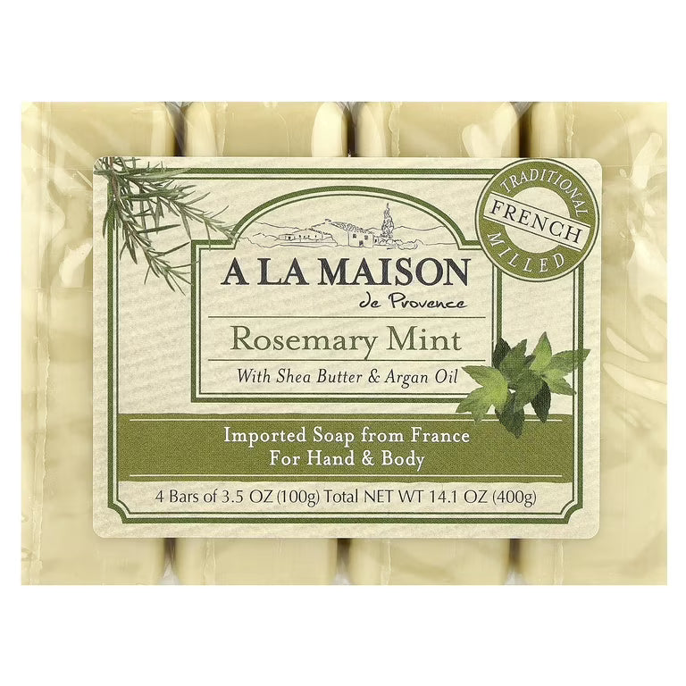 A la Maison de Provence Rosemary Mint Soap Set/4 (Copy)