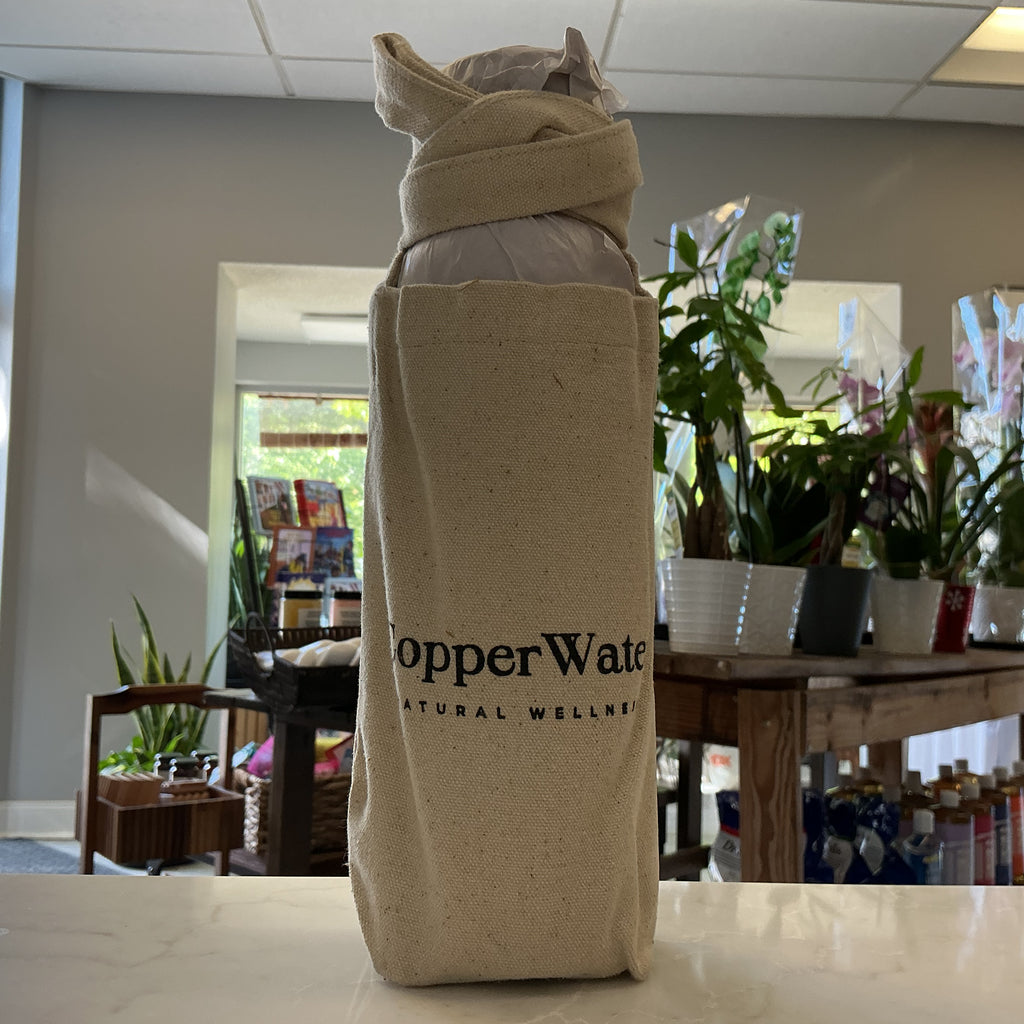 Copper Water Bottle w/Carrying Case