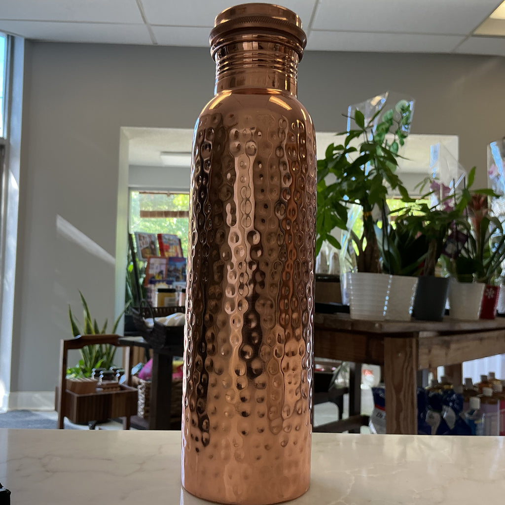 Copper Water Bottle w/Carrying Case