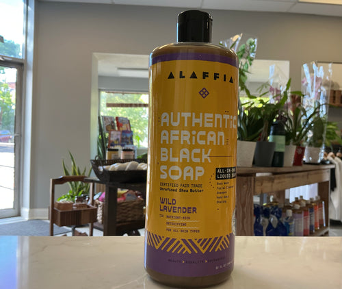 Alaffia Authentic African Black Soap (32 fl oz)
