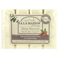A la Maison de Provence Sweet Almond Soap Set/4